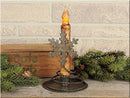 Braided Snowflake Taper Holder - The Country Christmas Loft