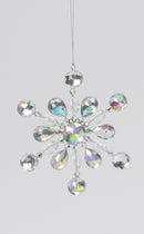 5" Snowflake Ornament - Round - The Country Christmas Loft