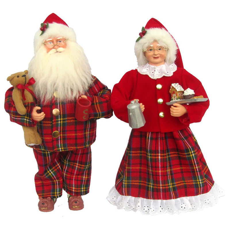 Pajama Clauses Figurine Set - The Country Christmas Loft