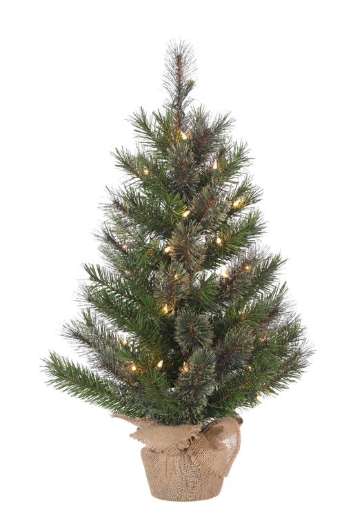 Pre-lit Cashmere Pine Tree - 30 Inch - The Country Christmas Loft