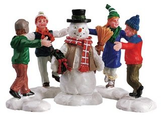 Ring Around The Snowman - 3 Piece Set - The Country Christmas Loft