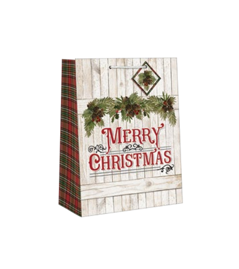 Accented Country Giftbag - - The Country Christmas Loft
