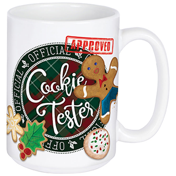 Official Cookie Tester Christmas Mug