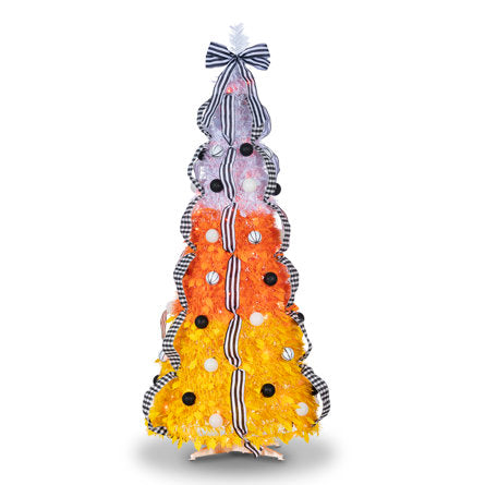 Candy Corn Pop-Up Halloween Tree - The Country Christmas Loft