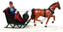 mr and mrs santaLemax Scenic Sleighride - The Country Christmas Loft