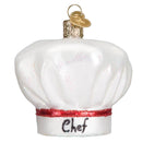 Chef Hat Glass Ornament - The Country Christmas Loft