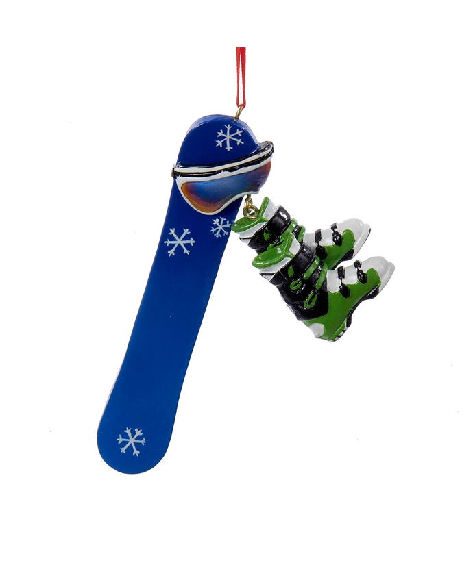 Snowboard Personalizable Ornament - The Country Christmas Loft