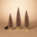 Holiday Bottle Brush Trees - 3 Piece Set - - The Country Christmas Loft