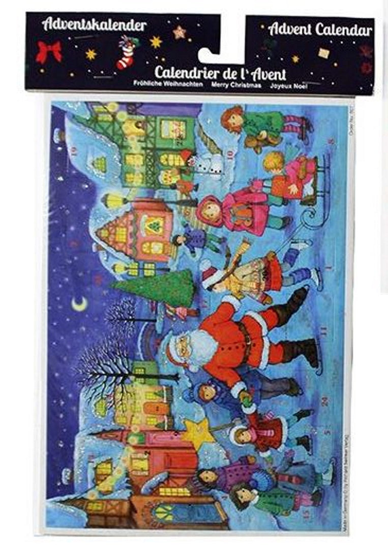 Winter Scene Advent Calendar - - The Country Christmas Loft