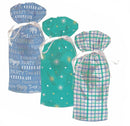 Pull String Bottle All Occasion Gift Bag - 3 Pack - The Country Christmas Loft