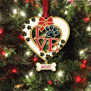 Dog Love Ornament