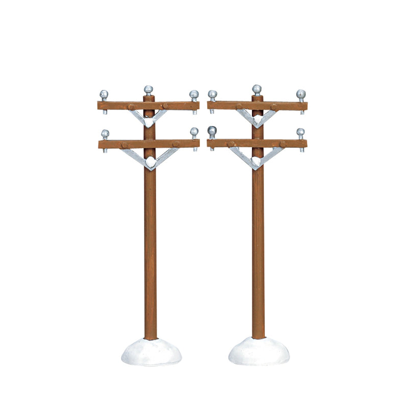 Set of 2 Telephone Poles - The Country Christmas Loft
