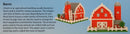 Mini Building Blocks - Farm Series - Barn with Fence - The Country Christmas Loft