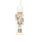 Hollywood 6 inch Wooden Nutcracker - Gold - The Country Christmas Loft