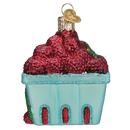 Carton Of Raspberries Glass Ornament - The Country Christmas Loft