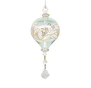 Etched Teardrop with Asfour Crystals Ornament - Green - Christmas >> Ornaments >> Egyptian Glass - by Egyptian Museum