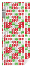Holiday Foil Roll Wrap - 30" x 120" - Ho Ho Ho - The Country Christmas Loft