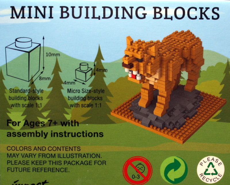 Mini Building Blocks - Mountain Lion - The Country Christmas Loft