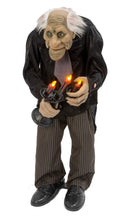 3 Foot Lighted Animated Scary Butler with Sound. - The Country Christmas Loft