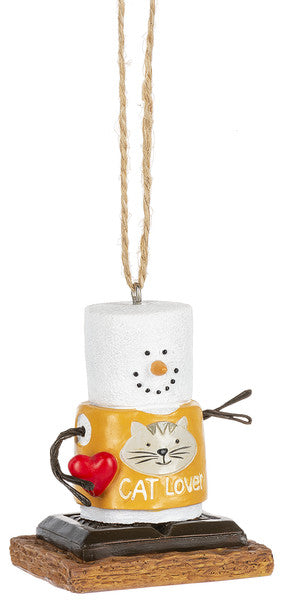 S'mores Cat Lover Ornament - The Country Christmas Loft