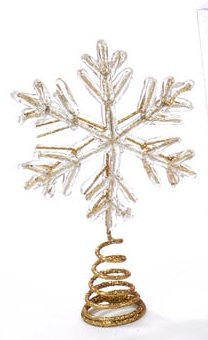 Miniature Snowflake Tree Toppers - - The Country Christmas Loft