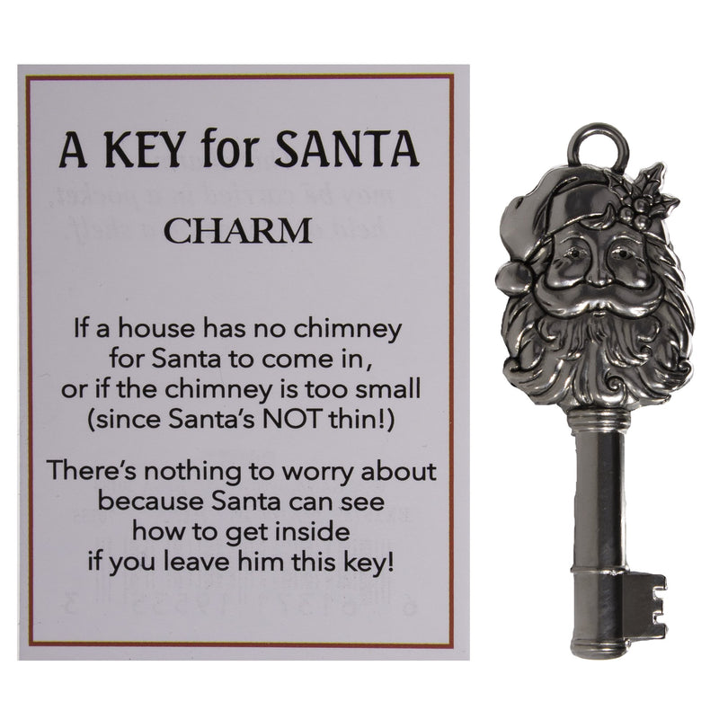 Santa's Key Charm - The Country Christmas Loft