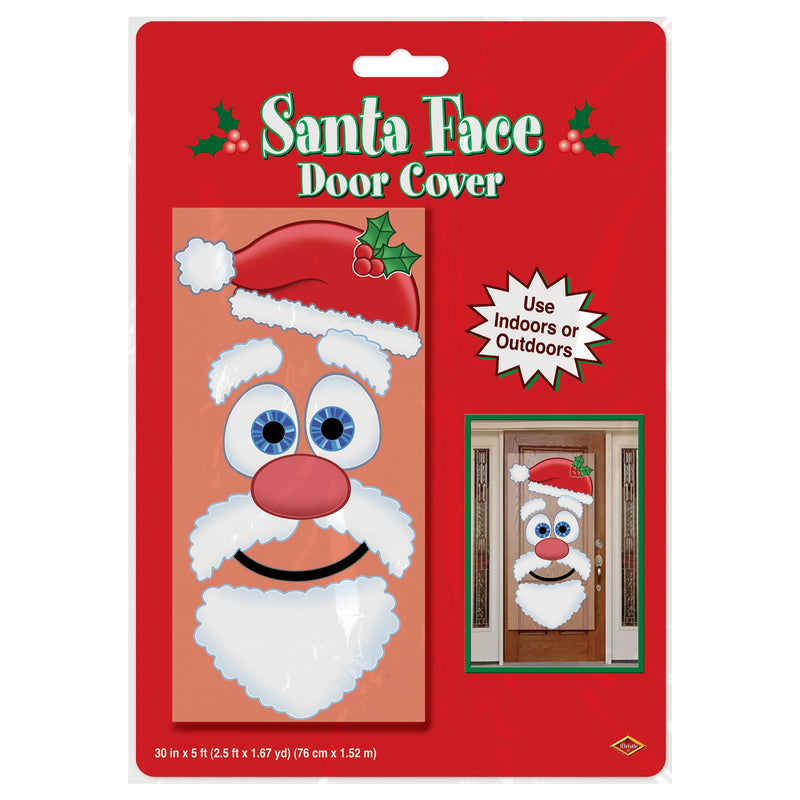 Santa Face Door Cover