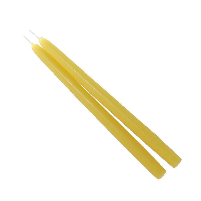 Mole Hollow Taper Pair (Sun Yellow) - - The Country Christmas Loft