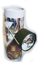 Christmas Wine Box Tube - - The Country Christmas Loft
