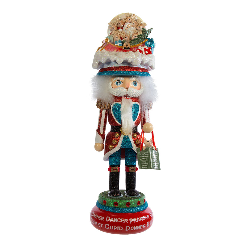 18" Hollywood Nutcrackers Now Dasher, Now Dancer... Nutcracker (5th in 'Twas The Night Before Christmas Series) - The Country Christmas Loft