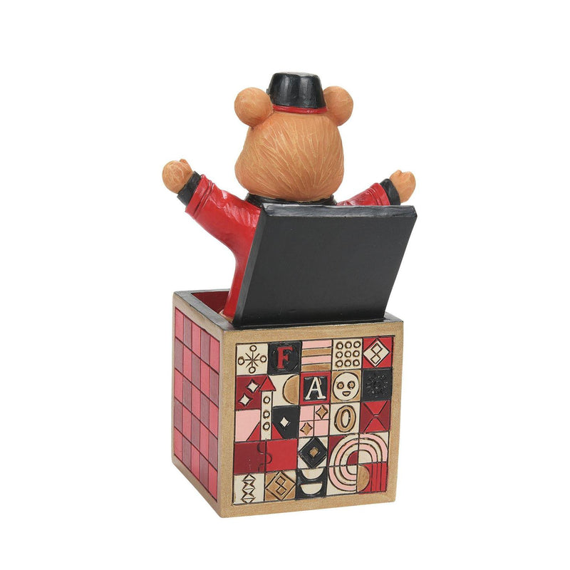 FAO Schwartz Jack-in-the-Box Teddy Bear - The Country Christmas Loft