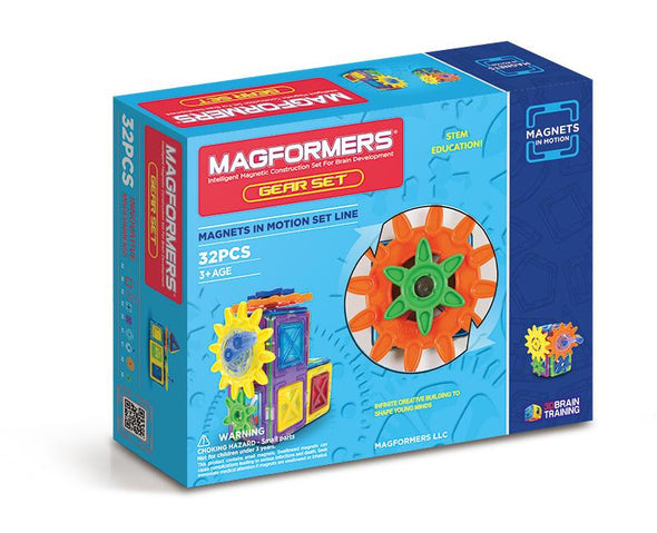Magformers Magnets In Motion 32 Piece Gear Set - The Country Christmas Loft