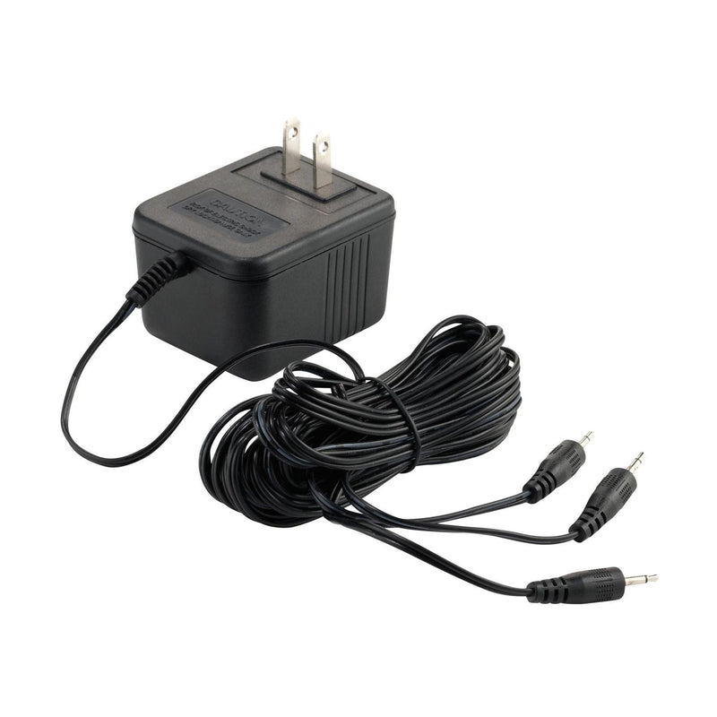 3 Volt AC Adapter - Black - 3 Head - The Country Christmas Loft