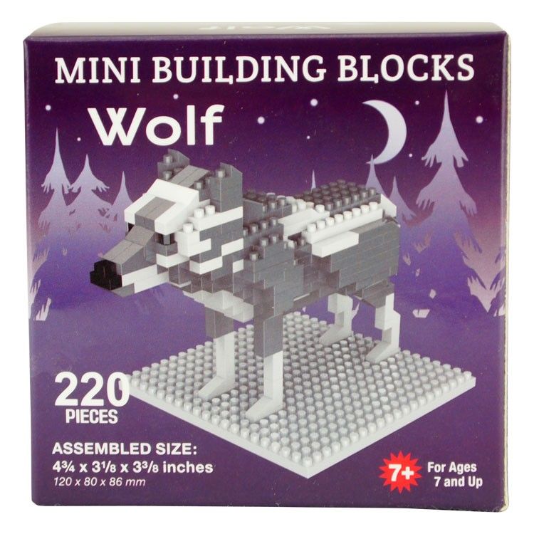 Mini Building Blocks - Wolf - The Country Christmas Loft