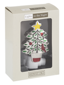 Christmas Tree with Cardinal Night Light - The Country Christmas Loft
