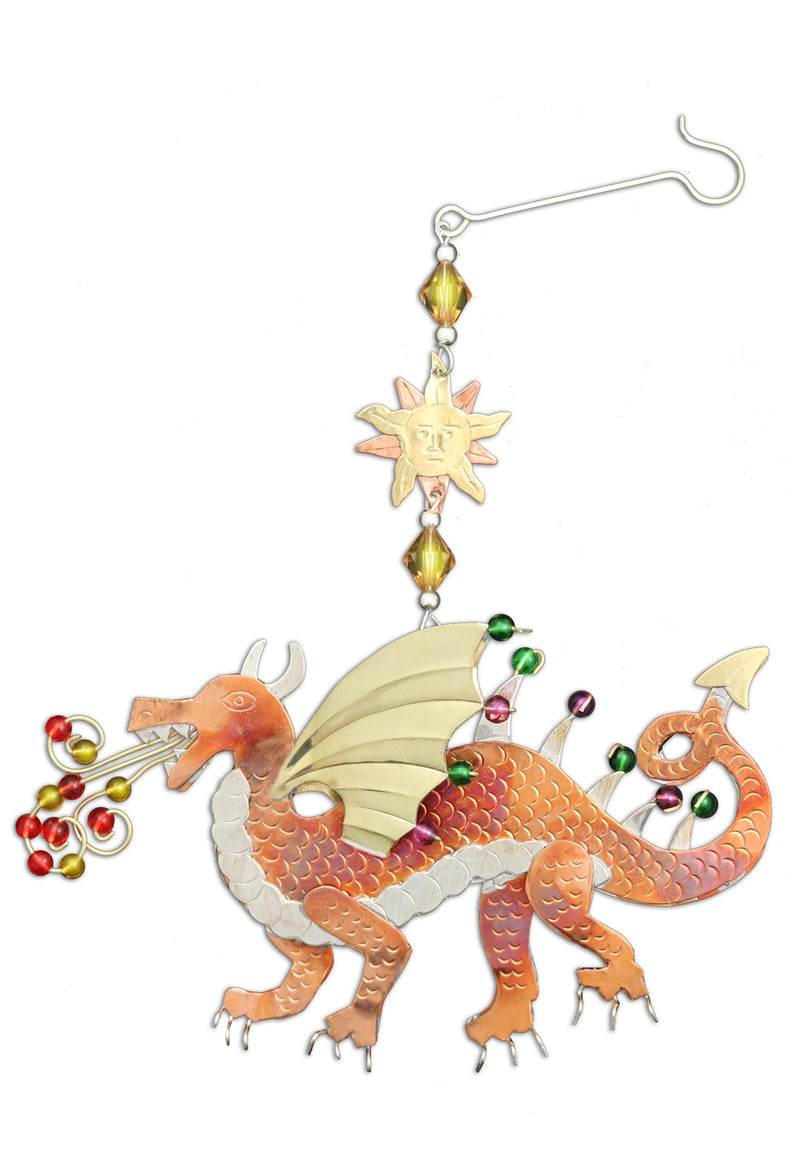 Fire Dragon Ornament - The Country Christmas Loft
