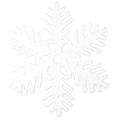 Glitter Snowflake 11 Inch Ornament -  Full Sparkle - Diecut - The Country Christmas Loft
