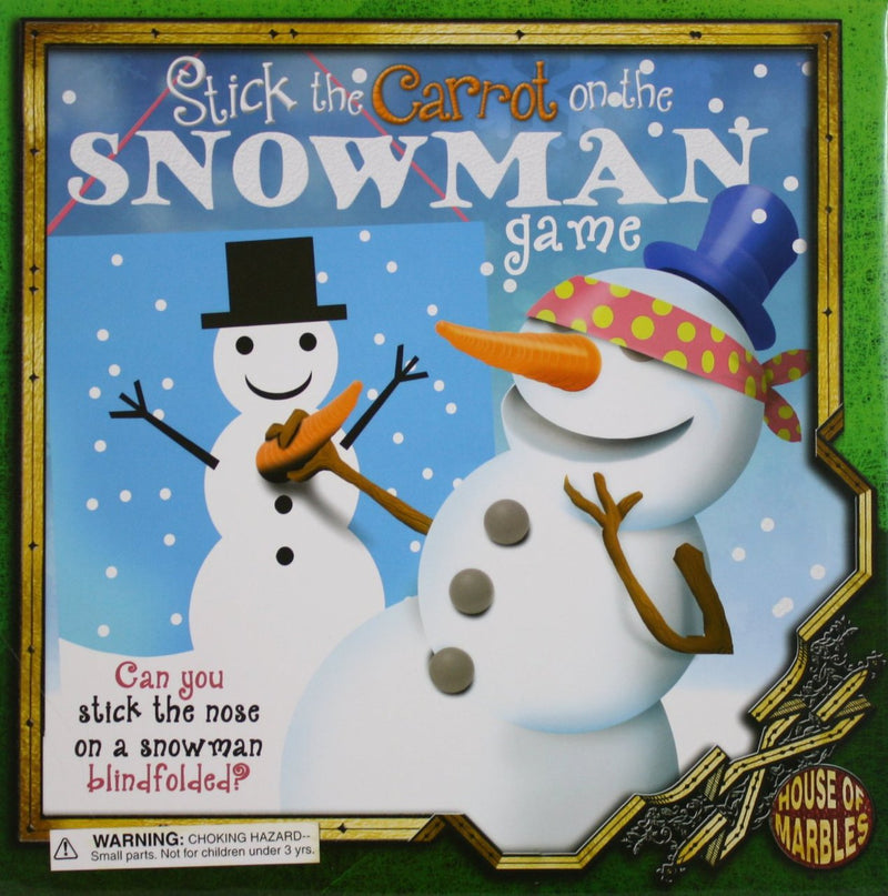 House Of Marbles Holiday Game - Stick The Carrot On The Snowman - The Country Christmas Loft